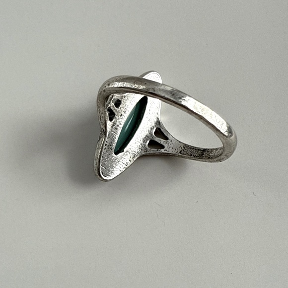 FREE PEOPLE - Silver-tone and Turquoise Ring - Picture 4 of 4